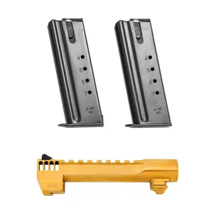 Magnum Research Desert Eagle Mark Xix .50AE Conversion Titanium Gold Barrel 2 Magazines