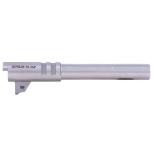 Nowlin Plain 5in Barrel .45 ACP for 1911 Government Stainless Match Grade