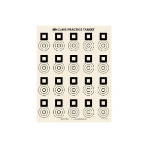 SINCLAIR BENCHREST PRACTICE TARGET (25 PACK)