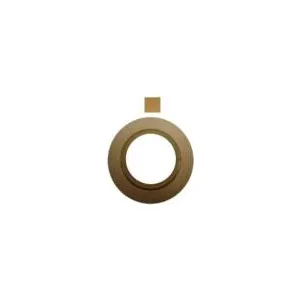 Speedwell 1" Square Paster Pressure Sensitive Black 1000/Roll