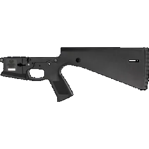 Wraithworks WARP-15 Polymer Stripped AR15 Lower Receiver - Black | Integral Buttstock & Pistol Grip
