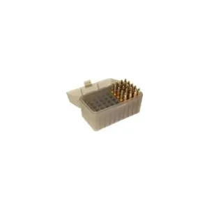 MTM Flip-Top Ammo Box 243/308 Win/220 Swift 50 Rounds Clear Smoke