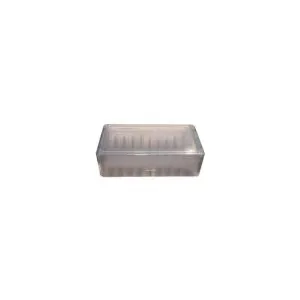 MTM .44/.45 Mag 50-Round Slip Top Handgun Ammo Box Clear Smoke