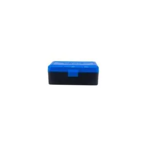 Berry's 36713 Ammo Box 38Special/357Mag Blue/Black Polypropylene 50rd