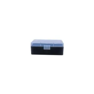 Berry's 61687 Ammo Box 38 Special/357 Mag Clear/Black Polypropylene 50rd