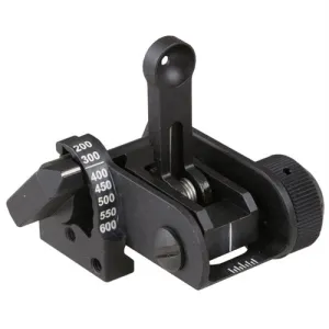 Matech Ar-15 Flip-Up Adj Usgi Backup Iron Rear Sight