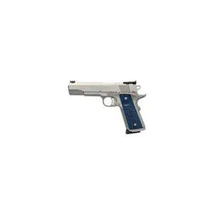 Colt Gold Cup Trophy 9mm Luger 5in 9rd Stainless Finish G10 Grips Fiber Sights