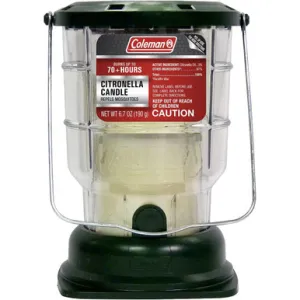 Coleman Citronella Lantern 6.7 oz Green Portable Insect Repellent Lantern