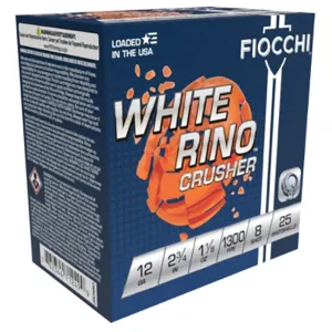 White Rino 12ga 2 3/4" 1 1/8oz Crshr #8