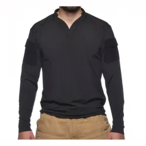 BOSS RUGBY SHIRT LONG SLEEVE BLACK XL