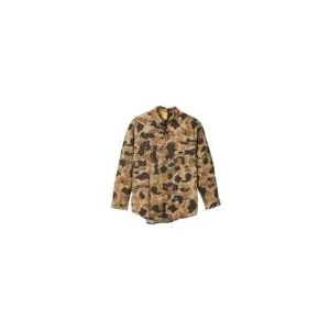 Browning Wasatch-CB Shirt Button-Front 2 Pocket Vintage Tan Camo S