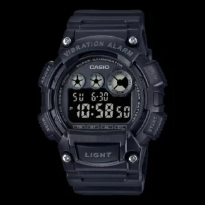 Classic Digital Watch w/ Vibration Alarm & Super Bright Backlight