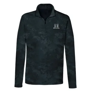 Hornady 99597XXXL Performance 1/4 Zip Black Long Sleeve 3XL