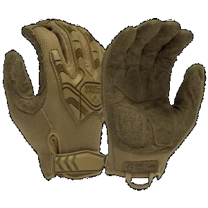 Pyramex VGTG40TX2 Impact Operator Heavy-Duty Brown Synthetic Leather XXL Hook & Loop
