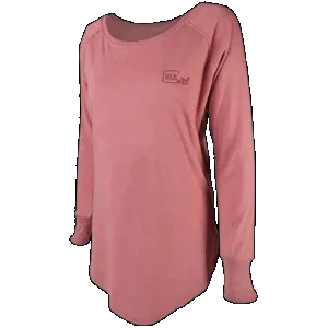 Glock AP960346 Glock Girl Confidence Blush Cotton/Polyester/Rayon Long Sleeve Tunic Medium