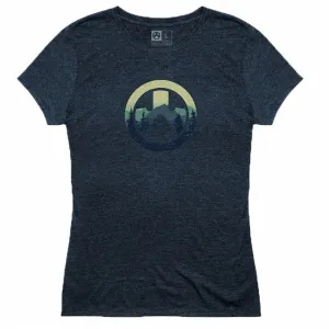 CASCADE ICON LOGO CVC T-SHIRT NAVY HEATHER 2X-LARGE