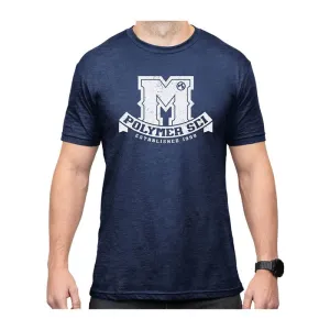 UNIVERSITY BLEND NAVY HEATHER T-SHIRT SMALL