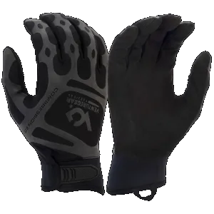 Pyramex VGTG10BX2 Compression Training Black Synthetic Leather XXL Hook & Loop