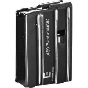 E-Lander Mags .450 Bushmaster 4 Round Steel Compatible with AR-15 Firearms