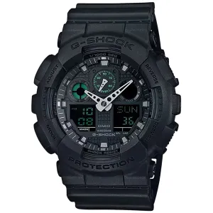 G-shock/vlc Distribution GA100MB1ACR G-Shock Tactical Black Stainless Steel Bezel 145-215mm