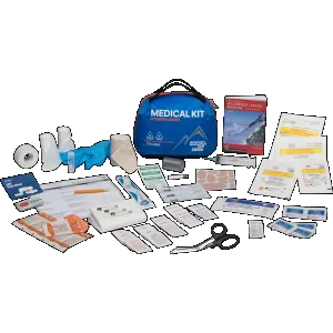 Adventure Medical Kits 01001005 Mountain Explorer Medical Kit Treats Injuries/Illnesses Water Resistant Blue