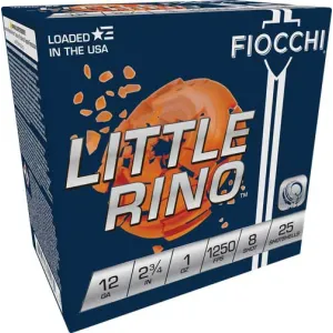 FIOCCHI LITTLE RINO 12GA 2.75" - 12tx8
