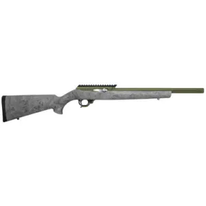 Tactical Solutions ATE2MODBHGGRN X-Ring VR Gen2 22 LR Matte OD Green Barrel & Receiver, Hogue OverMolded Ghillie Green Synthetic Stock