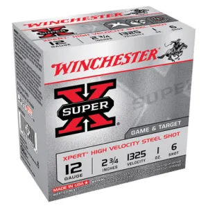 Winchester SuperX 12 Gauge High Velocity Lead Free #6 1 Ounce 25 Rounds