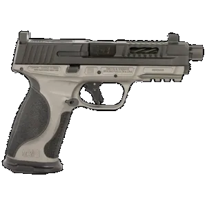 Ed Brown MPFMATCH Fueled M&P Match 9mm Luger 19+1 4.75" Black Nitride Match Grade Threaded Barrel, Black Nitride Optic Cut/Ported/Serrated Stainless Steel Slide
