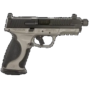 Ed Brown MPFTACT Fueled M&P Tactical 9mm Luger 19+1 4.75" Black Nitride Match Grade Threaded Barrel, Black Nitride Optic Cut/Serrated Stainless Steel Slide