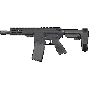 Rock River Arms BLK2132 LAR-15M 300 AAC Blackout 30+1 8" Black M-LOK Handguard, Black Aluminum Picatinny Rail Receiver, Black Polymer SB Tactical SBA3 Brace, Black Hogue Rubber Grip