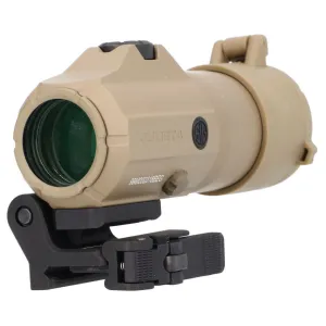 Sig Sauer Juliet4 Magnifier 4x24mm Powercam 1in Mount Flat Dark Earth for Red Dot Sights