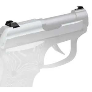 Beretta Ber 20x Sights Std Steel Serrated Rear White Dot Front Compatible with Beretta 20X