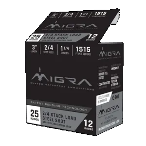 Migra Ammunitions M12S46 Staxd 12Gauge 3" 1 1/4oz 4/6Shot 25/10 *Sold by the case