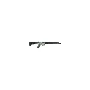Shark Coast Trump 2.0 AR-15 Rifle w/SCC Lower 5.56 30rd Magazine 16" Barrel Distressed Silver Black