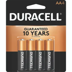Duracell Coppertop Batteries AA 4 pk.