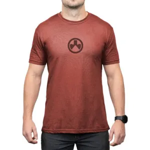 ICON LOGO CVC T-SHIRT 2XL REDROCK HEATHER