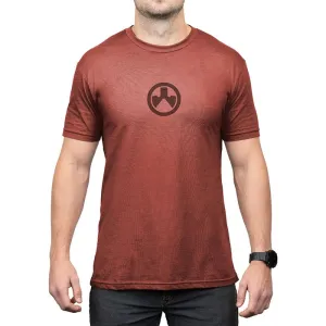ICON LOGO CVC T-SHIRT XL REDROCK HEATHER