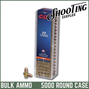 CCI Target & Plinking 22 Long Copper-Plated Round Nose 29 Grain - CASE 5000 Rounds