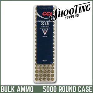 CCI Target & Plinking 22 Long Rifle Lead Round Nose 40 Grain - CASE 5000 Rounds