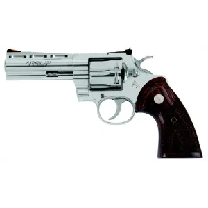 Colt Python 357 Magnum 5in 6-Round Stainless Semi-Bright Walnut Target Grip