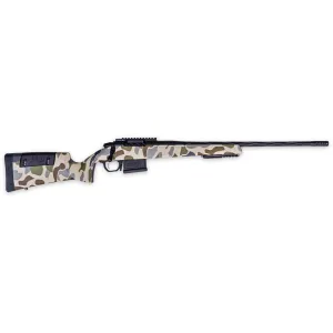 Weatherby Model 307 Hush 308 Winchester 20 Fluted Barrel Cerakote Hydrodipped Tundra Camo
