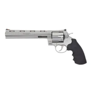 Colt Anaconda 44 Magnum 8in Barrel 6 Rounds Stainless Semi-Bright Hogue Grips