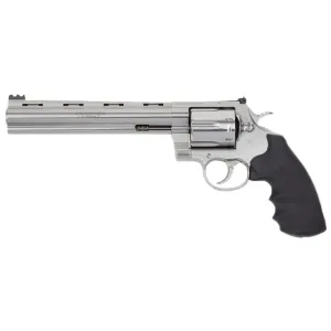 Colt Anaconda 44 Magnum 8in 6 Rounds Stainless Steel Hogue Rubber Grips