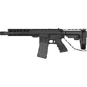 Rock River Arms BLK2142 LAR-15M RRAGE 300 AAC Blackout 30+1 10.50" Black Threaded Barrel, M-LOK Handguard, Black Aluminum Picatinny Rail Receiver, Black Polymer SB Tactical SBA3 Brace, Black A2 Grip