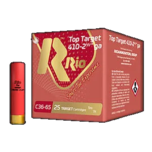 Rio Ammunition RC368 Top Target Training 410Gauge 2.50" 1/2oz 8Shot 250 Rounds