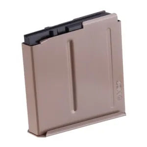 MDT 338 Lapua Mag 5 Round Magazine Steel Flat Dark Earth Long Action