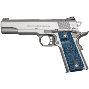 Colt Shooter's Model Government 38 Super 5 Comp Series 38 Super 5in 9+1 Brushed Stainless G10