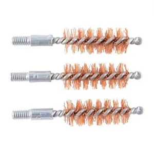 10MM/40 CALIBER DOUBLE-TUFF BRONZE PISTOL BRUSH 3 PACK