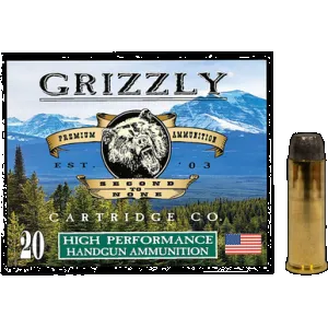 Grizzly Ammo GC41M4 41Mag 250gr Wide Flat Nose Gas Check 20 Per Box/10 Case